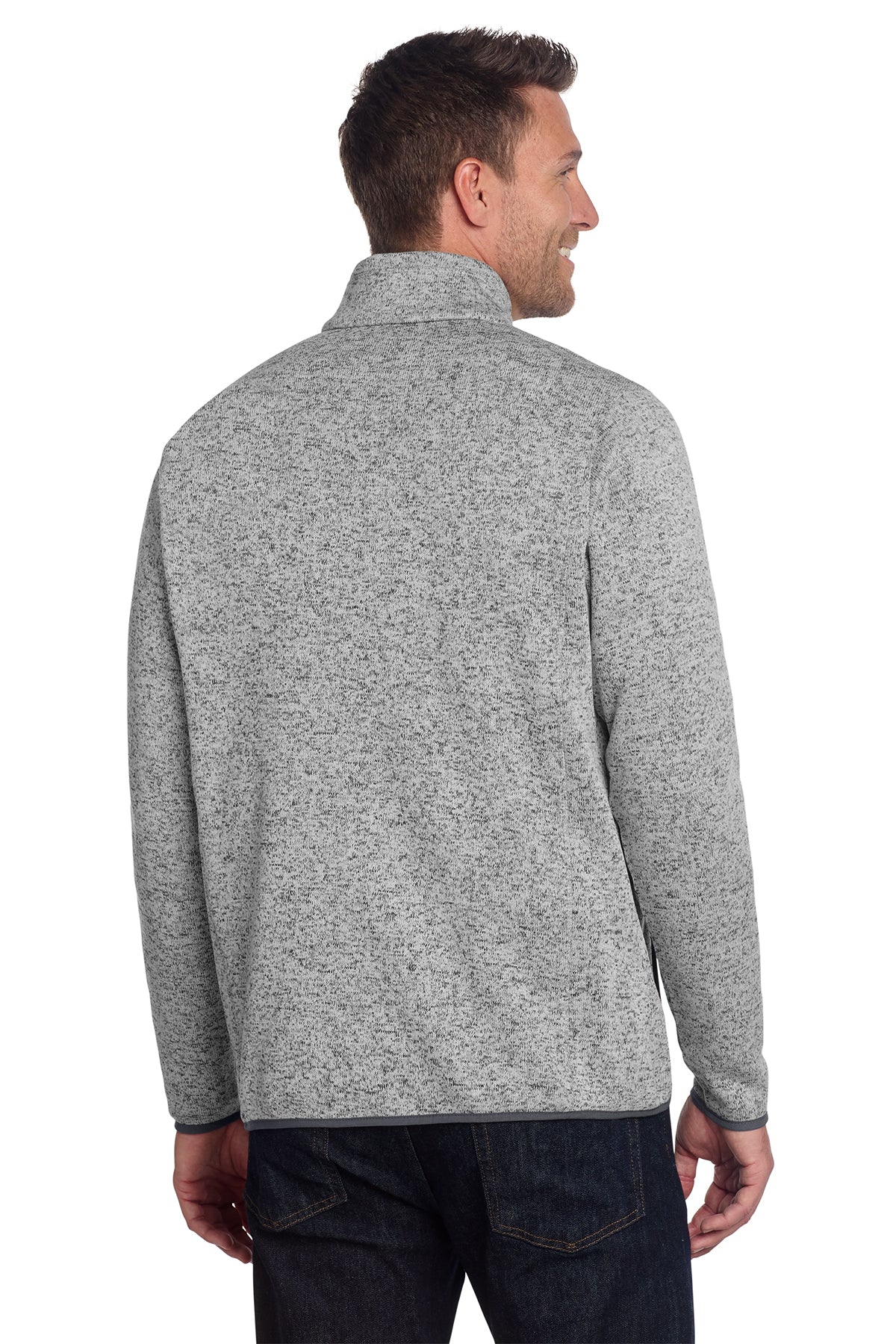 Embroidered Port Authority® Sweater Fleece Jacket