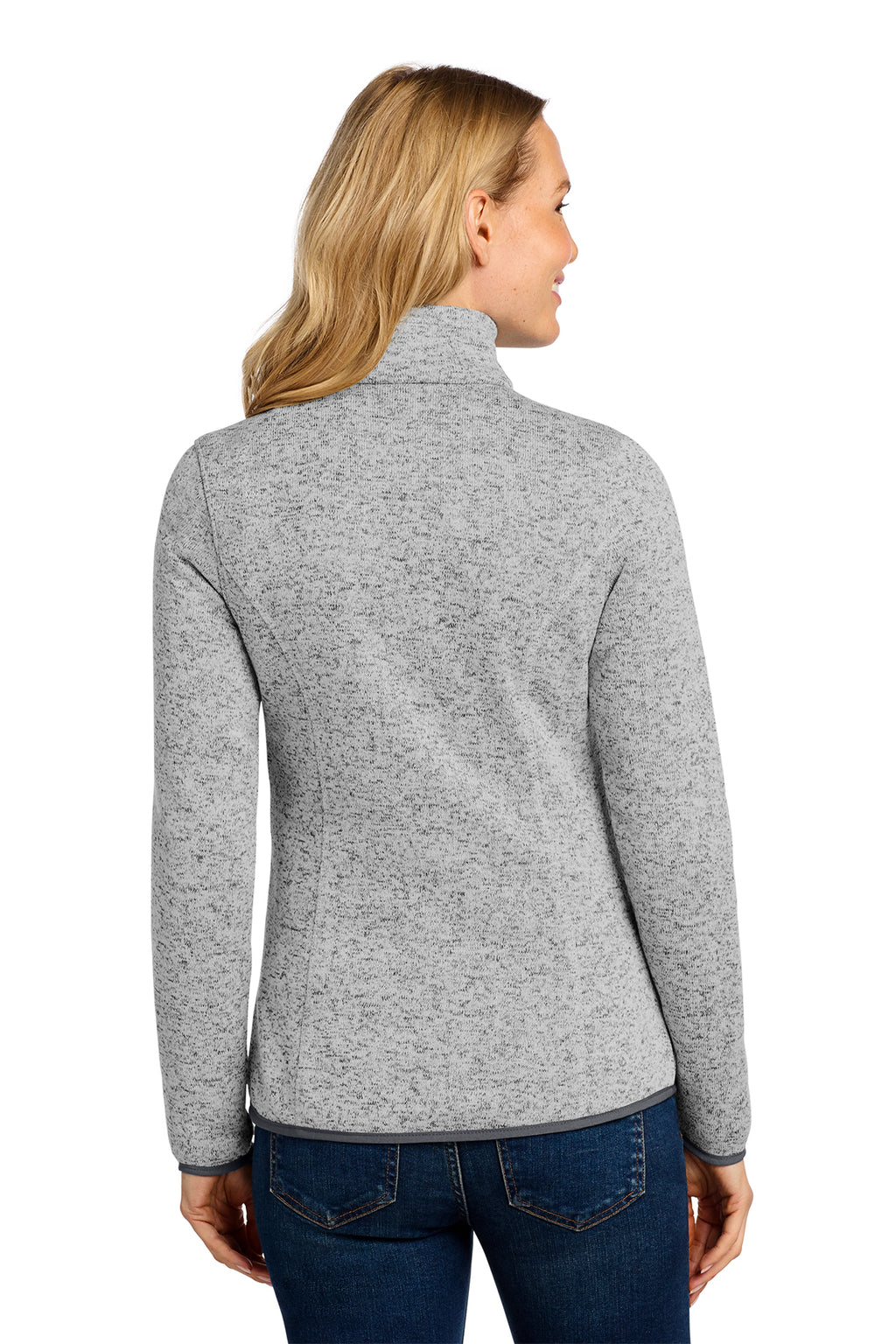 Embroidered Port Authority® Women's Sweater Fleece Jacket