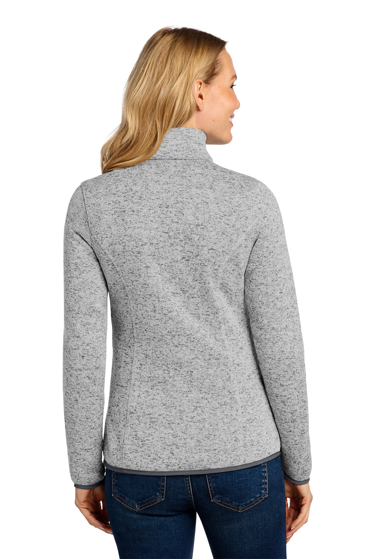 Embroidered Port Authority® Women's Sweater Fleece Jacket