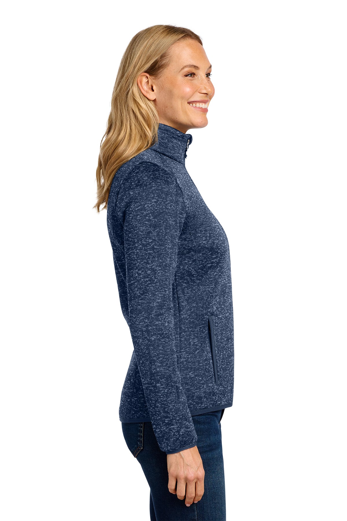 Port Authority® Women's Sweater Fleece Jacket