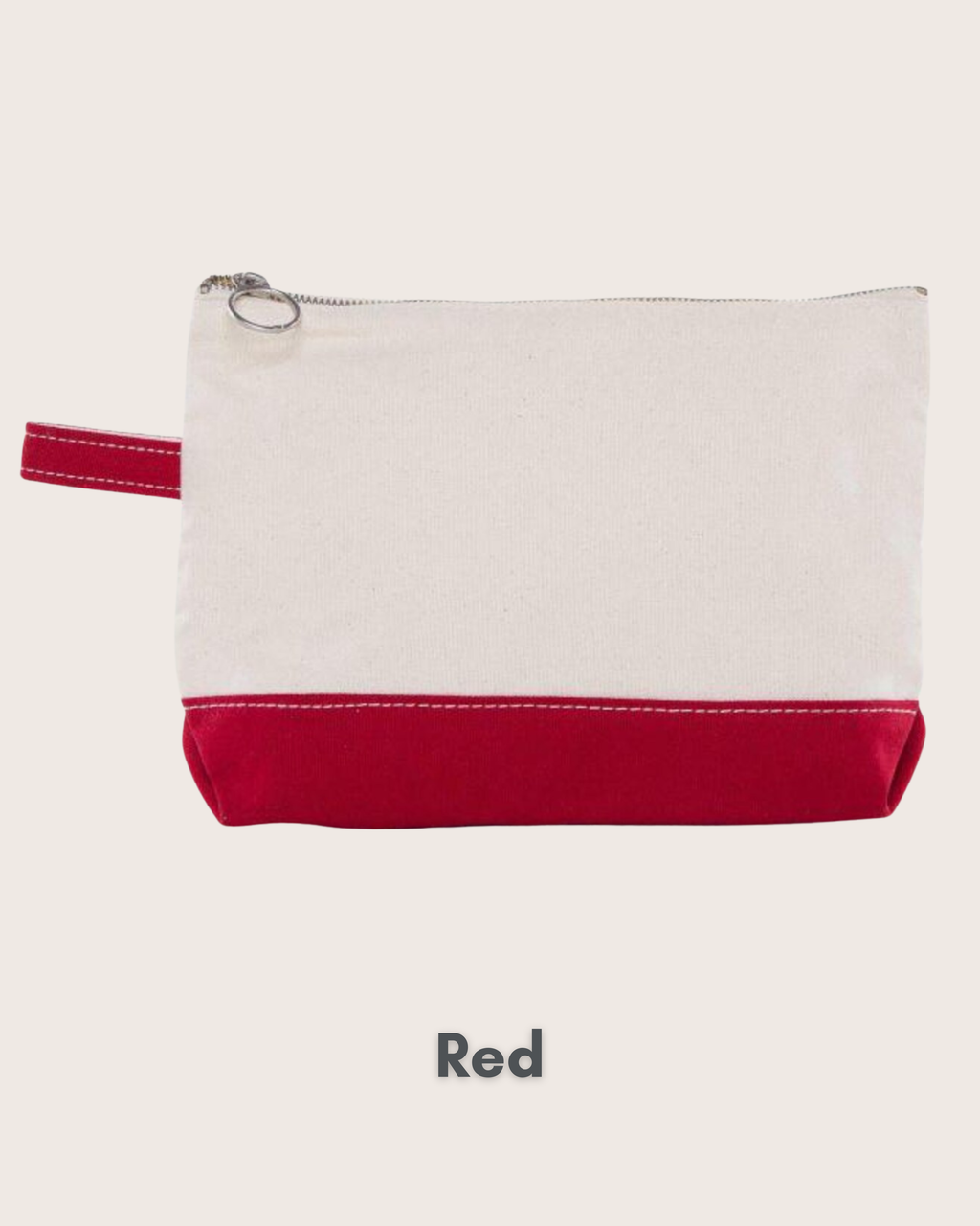 Personalized Embroidered Makeup Pouch