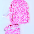Personalized Leopard Backpack & Lunchbox Bundle