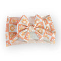 Checkered with Smiles Headwrap Bow