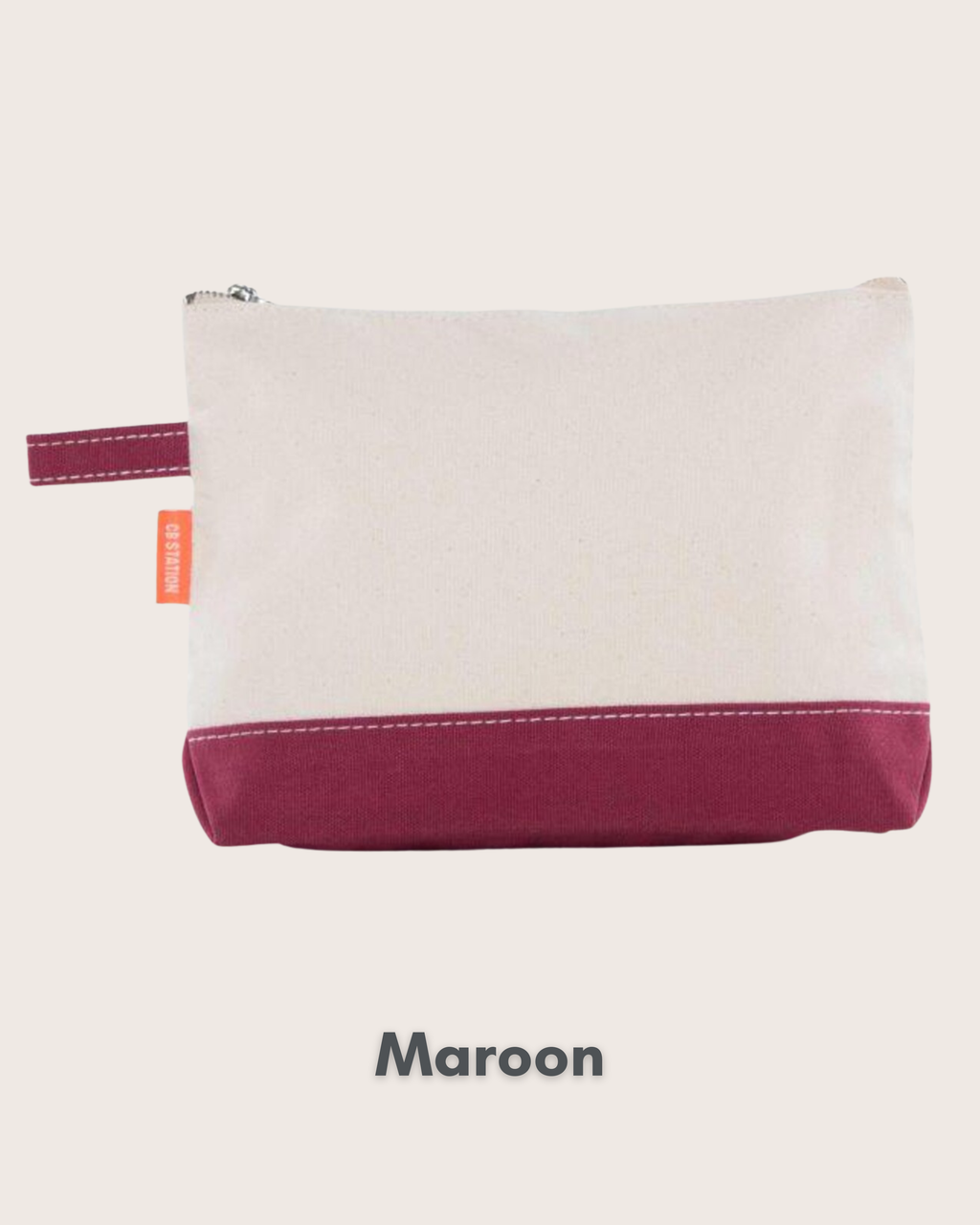 Personalized Embroidered Makeup Pouch