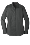 Port Authority® Women's Long Sleeve Carefree Poplin Shirt