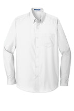 Port Authority® Long Sleeve Carefree Poplin Shirt