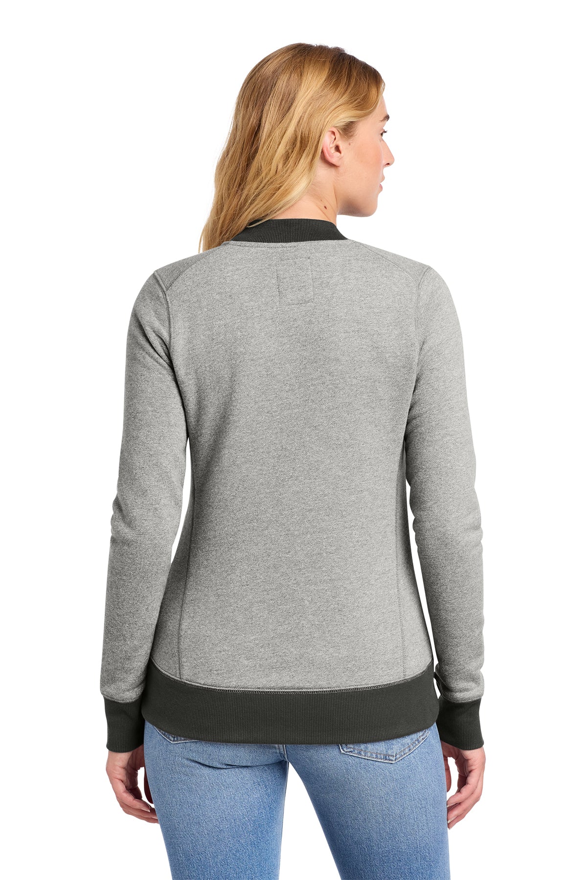 Embroidered New Era® Women's French Terry Baseball Full-Zip