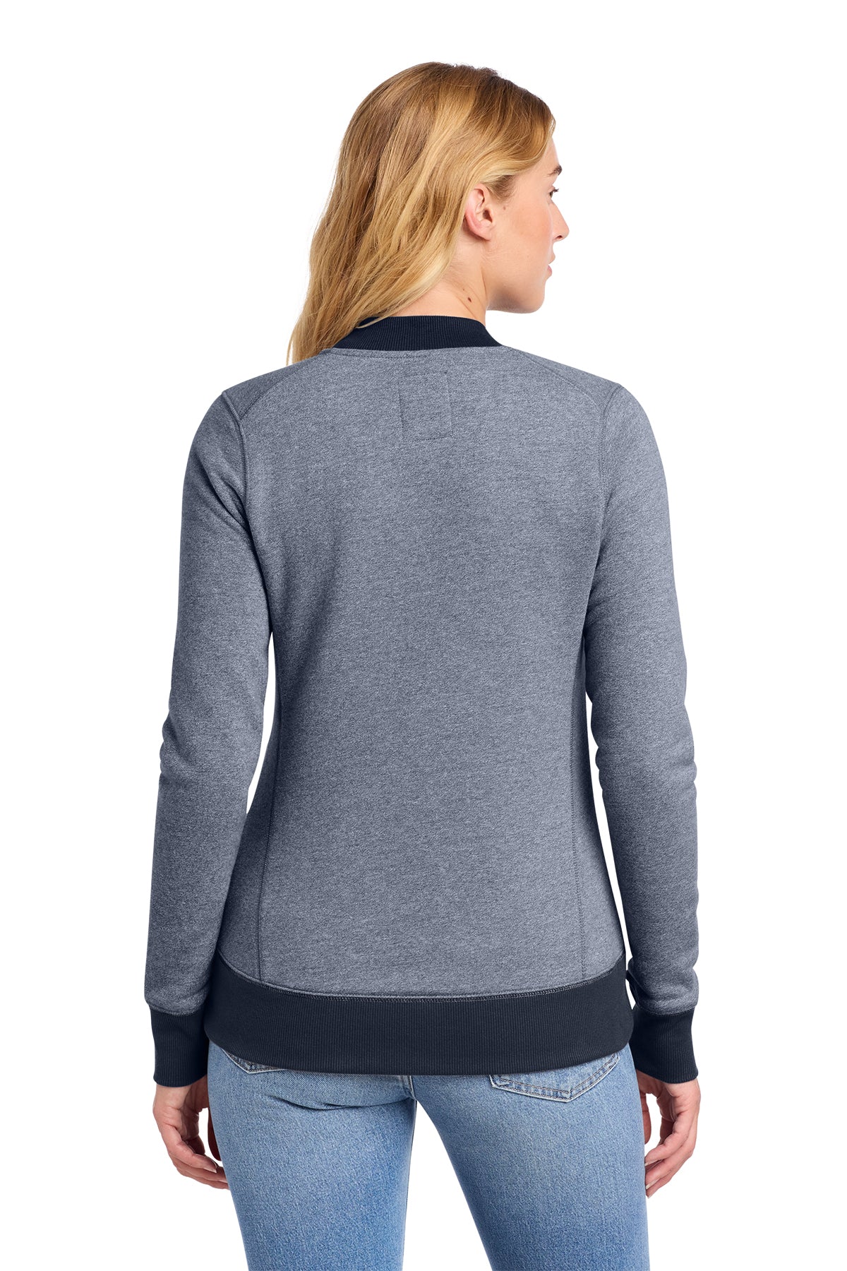 Embroidered New Era® Women's French Terry Baseball Full-Zip