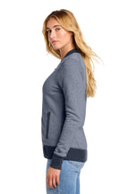 Embroidered New Era® Women's French Terry Baseball Full-Zip