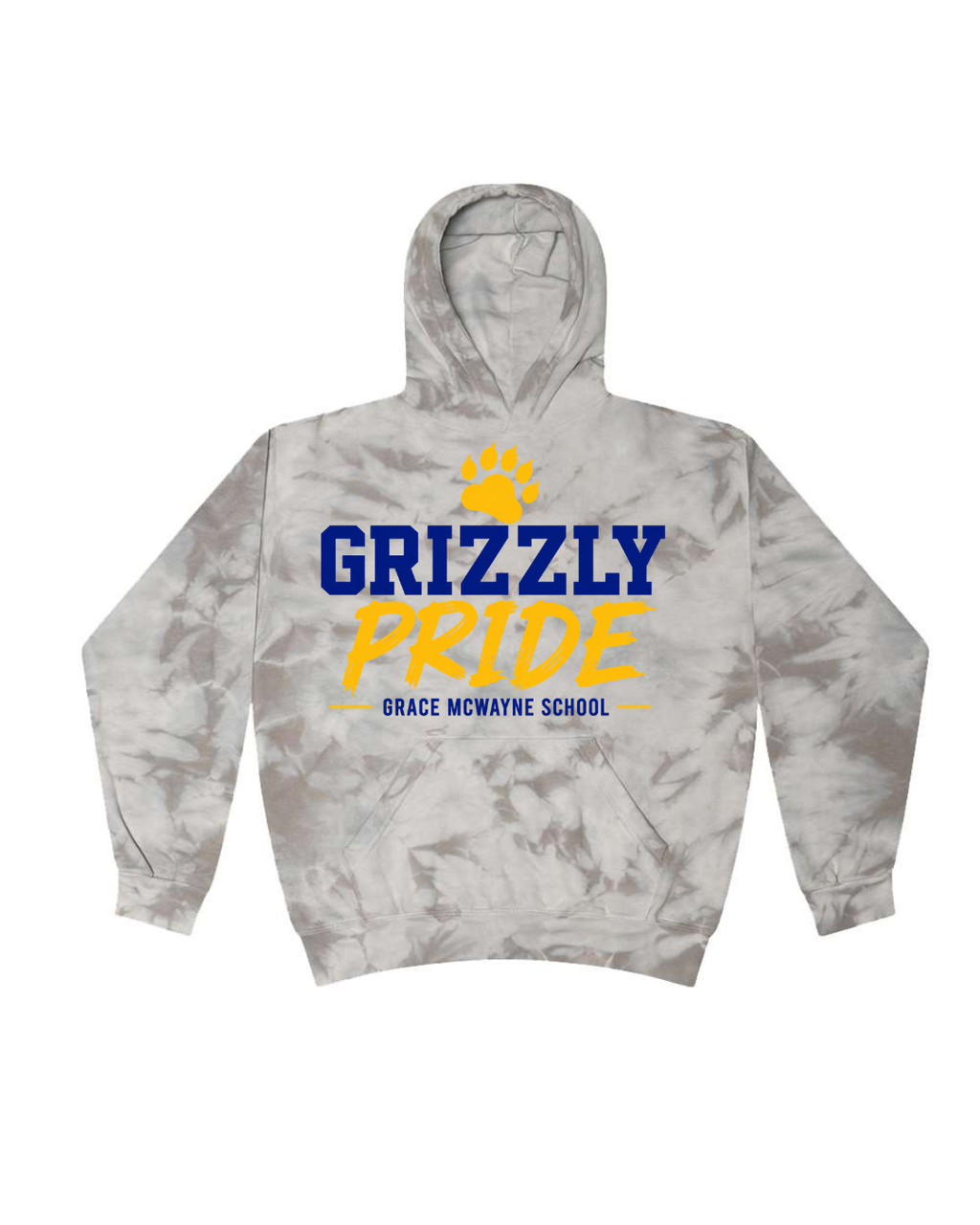 GM Youth/Adult Crystal Wash Hooded Sweatshirt