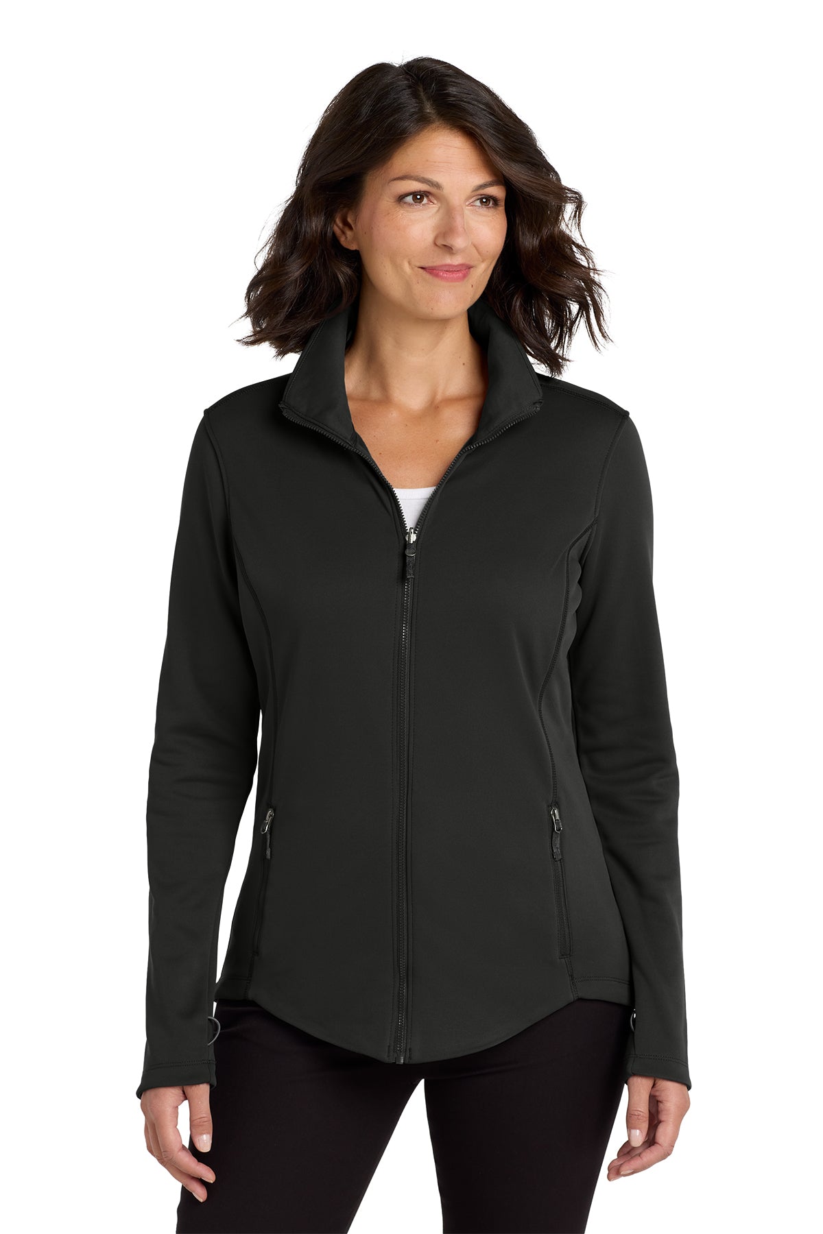 Embroidered Port Authority® Women's Collective Smooth Fleece Jacket