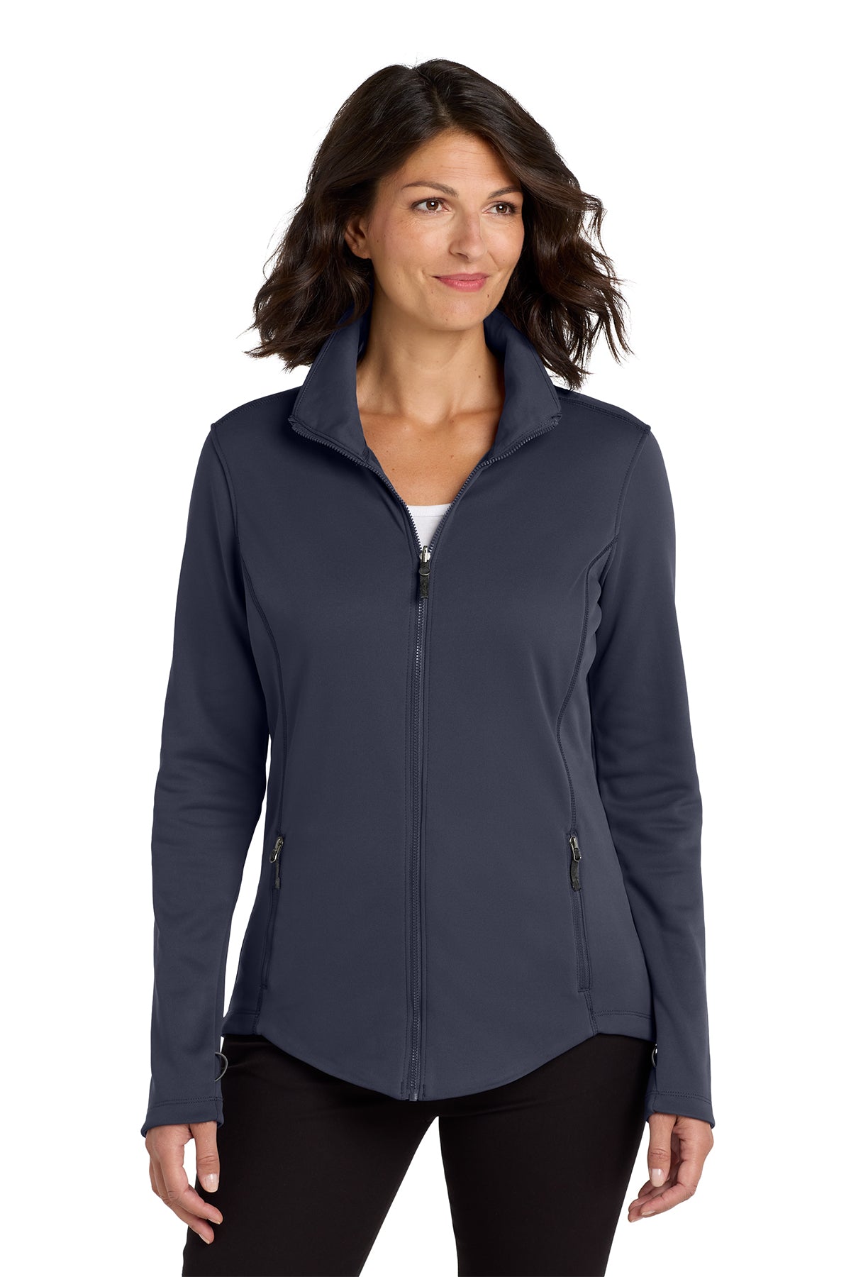 Embroidered Port Authority® Women's Collective Smooth Fleece Jacket
