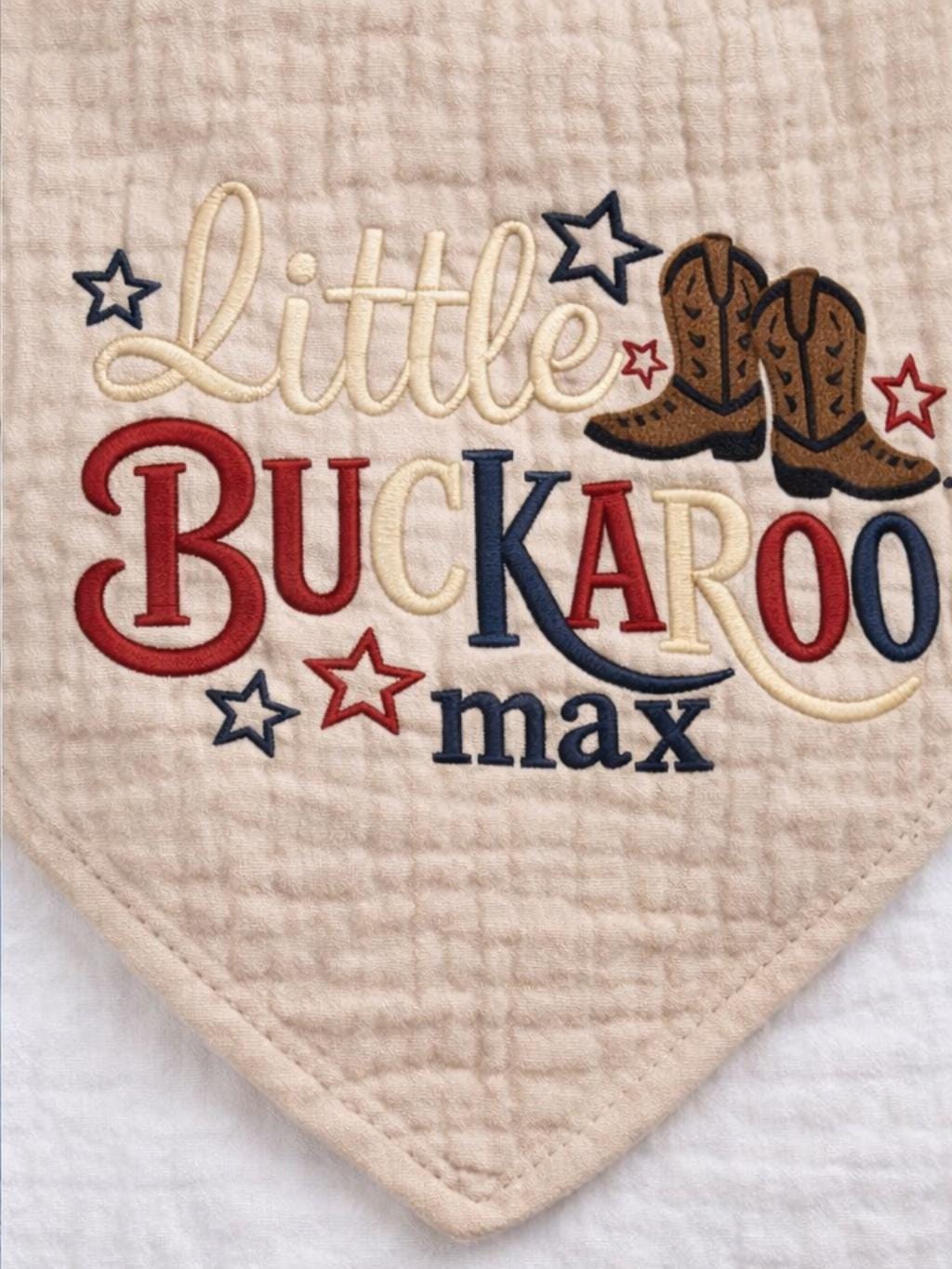 Little Buckaroo Baby Bib