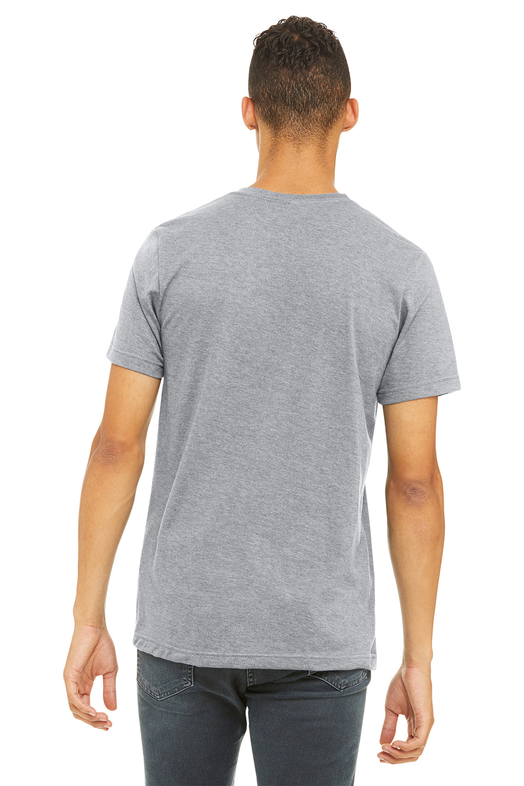 Heat Pressed BELLA+CANVAS® Unisex Heather CVC Short Sleeve Tee