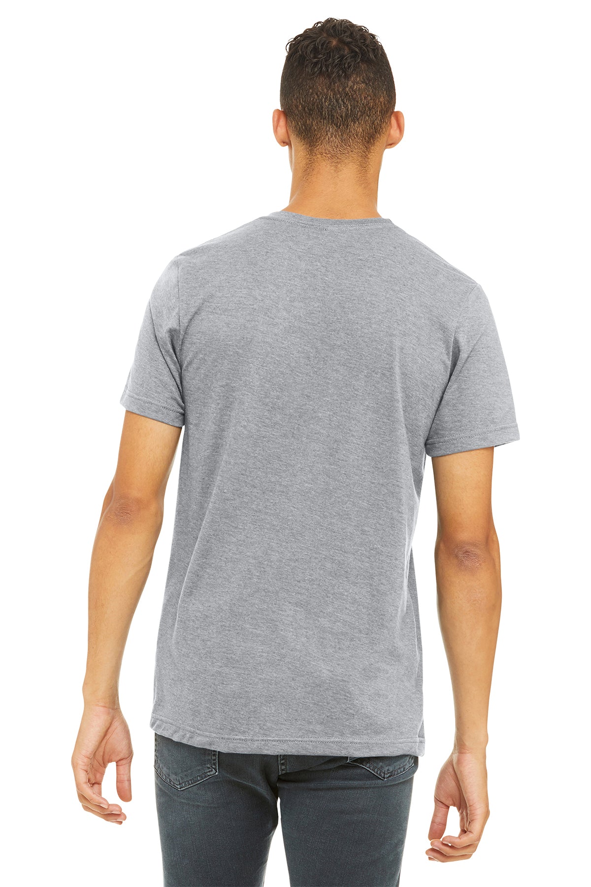 Heat Pressed BELLA+CANVAS® Unisex Heather CVC Short Sleeve Tee