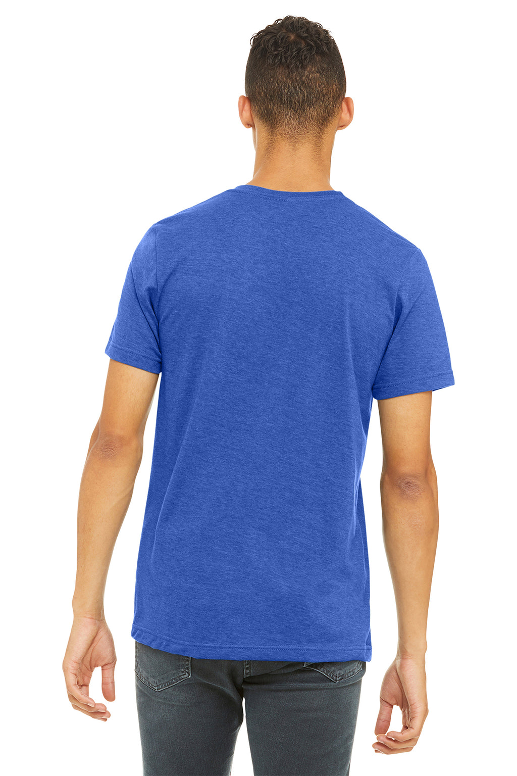 Heat Pressed BELLA+CANVAS® Unisex Heather CVC Short Sleeve Tee