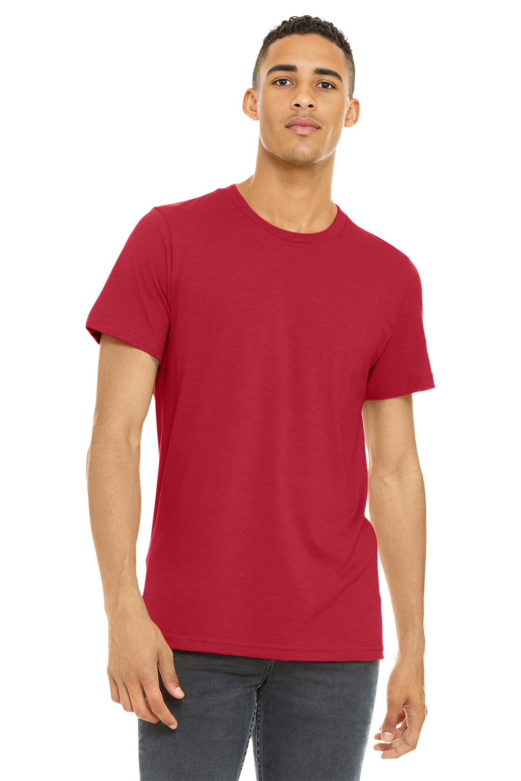 Red for ED: BELLA+CANVAS® Unisex Heather CVC Short Sleeve Tee