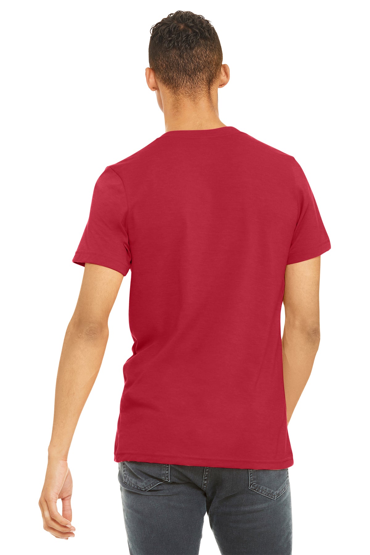 Red for ED: BELLA+CANVAS® Unisex Heather CVC Short Sleeve Tee