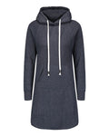 Women's Hooded Sweatshirt Dress