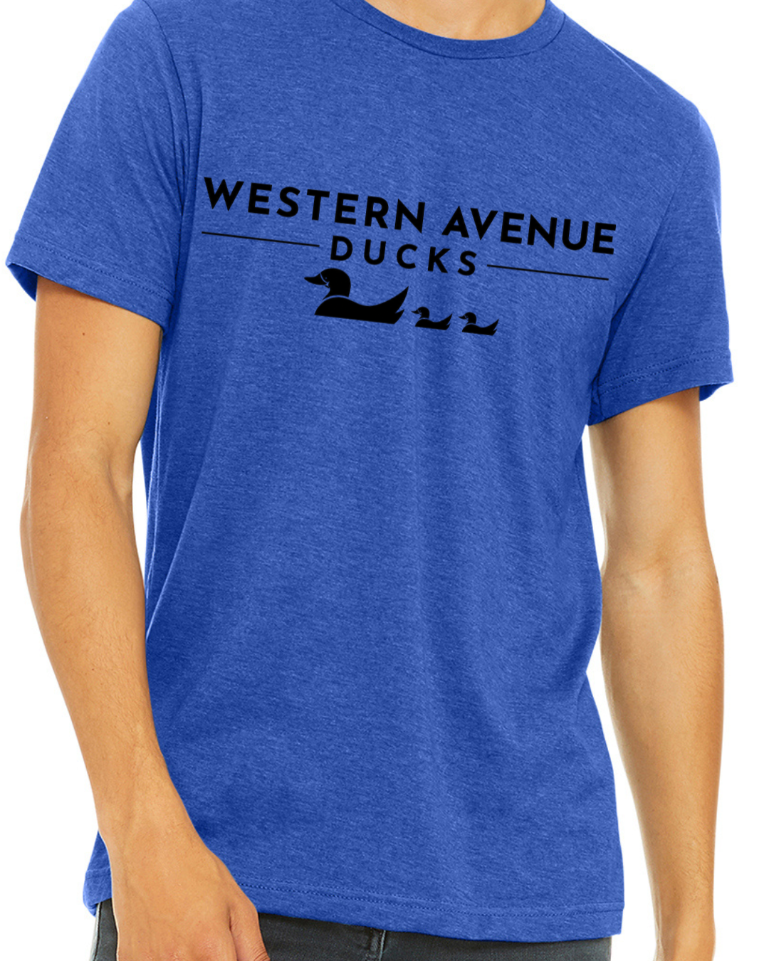 Heat Pressed BELLA+CANVAS® Unisex Heather CVC Short Sleeve Tee