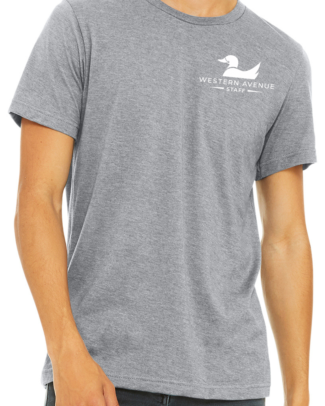 Heat Pressed BELLA+CANVAS® Unisex Heather CVC Short Sleeve Tee