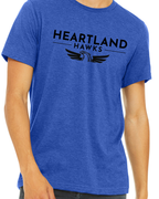 Heat Pressed BELLA+CANVAS® Unisex Heather CVC Short Sleeve Tee