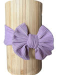 Handmade Brittany Purple Baby Headwrap