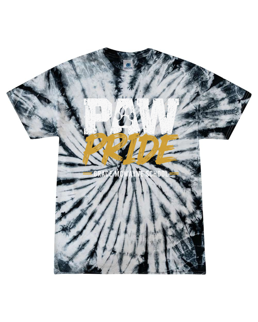 GM Youth Multi-Color Tie-Dyed T-Shirt