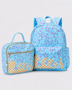 Personalized Ice Cream Drip Canvas Lunchbox