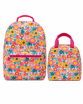 Personalized Fringed Bold Floral Backpack & Lunchbox Bundle