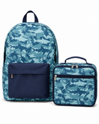 Personalized Shiver of Sharks Backpack & Lunchbox Bundle