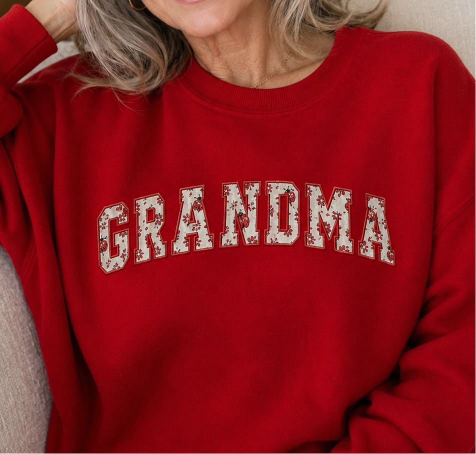 Varsity Letter Crewneck "Grandma"