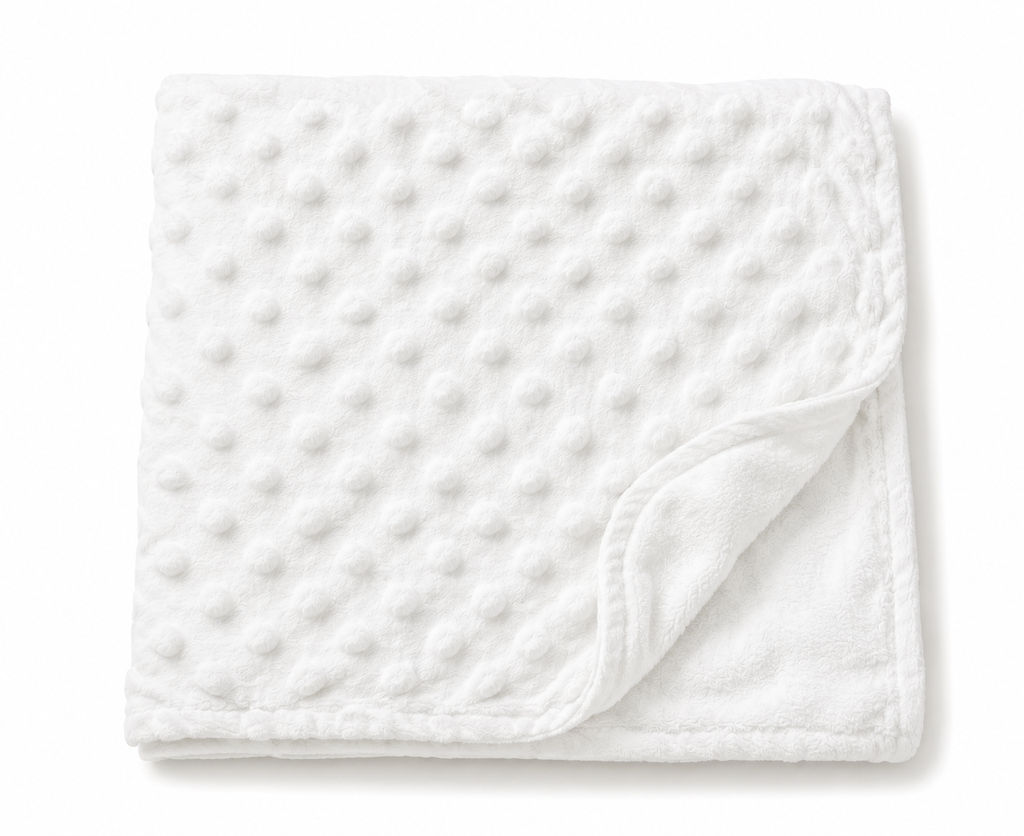 Floral Monogram Baby Blanket