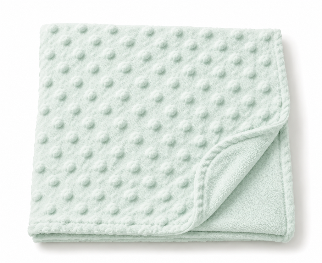 Floral Monogram Baby Blanket