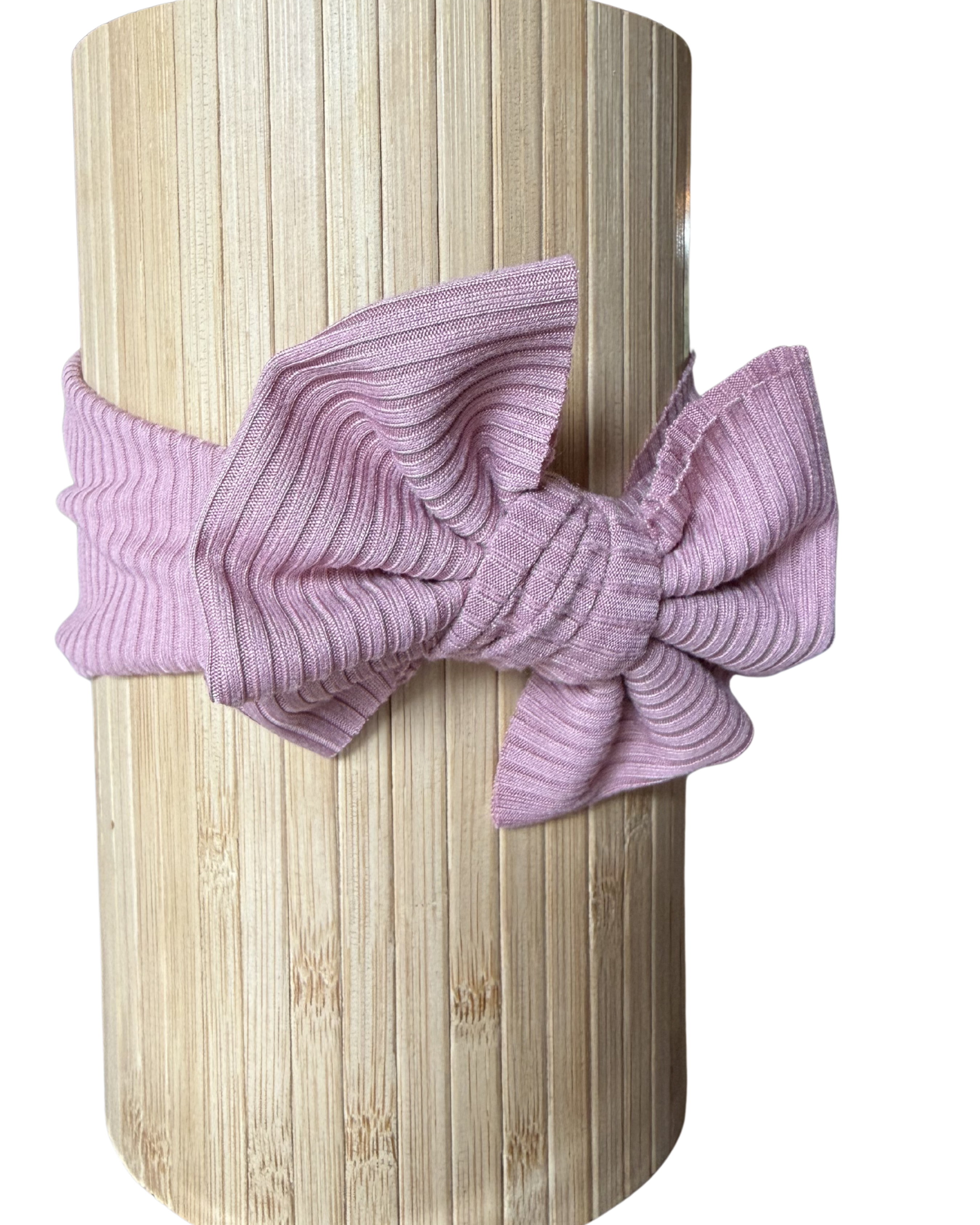 Handmade Dusty Mauve Baby Headwrap