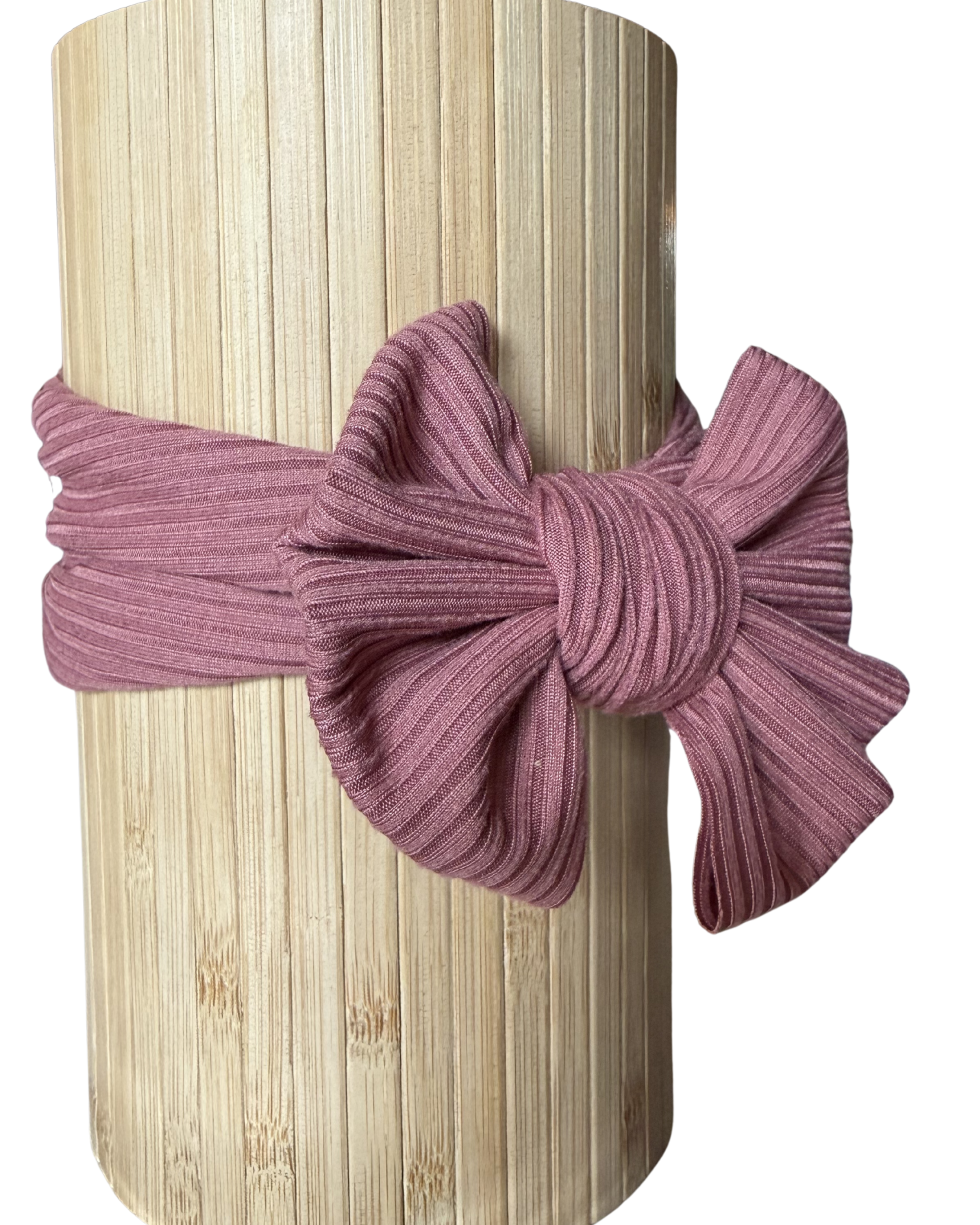 Handmade Dusty Rose Baby Headwrap