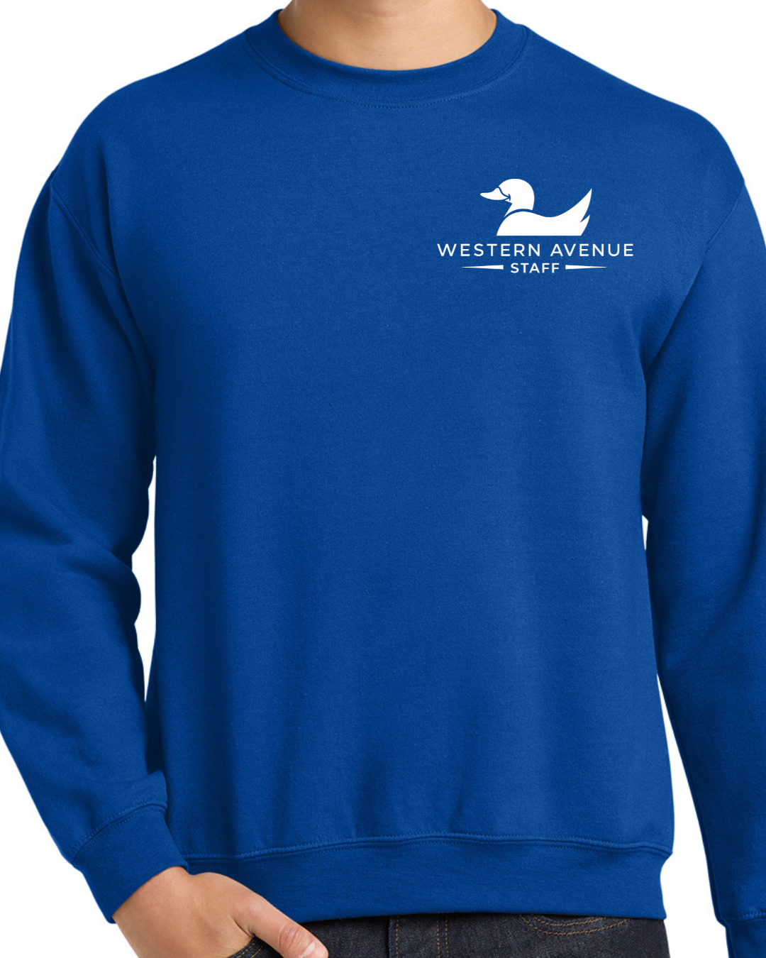 Heat Pressed Gildan® Heavy Blend™ Crewneck Sweatshirt