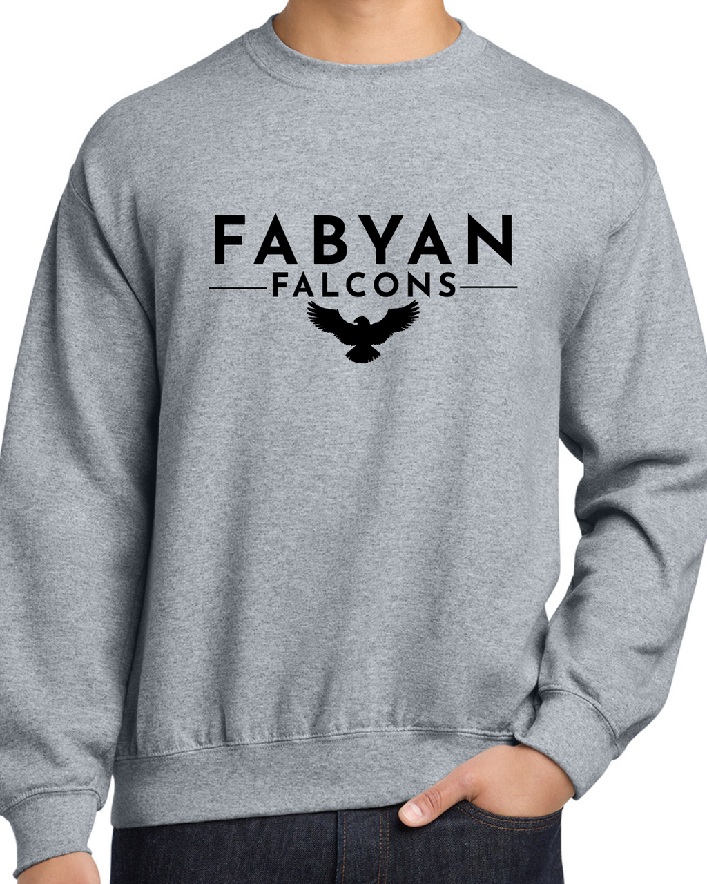 Heat Pressed Gildan® Heavy Blend™ Crewneck Sweatshirt