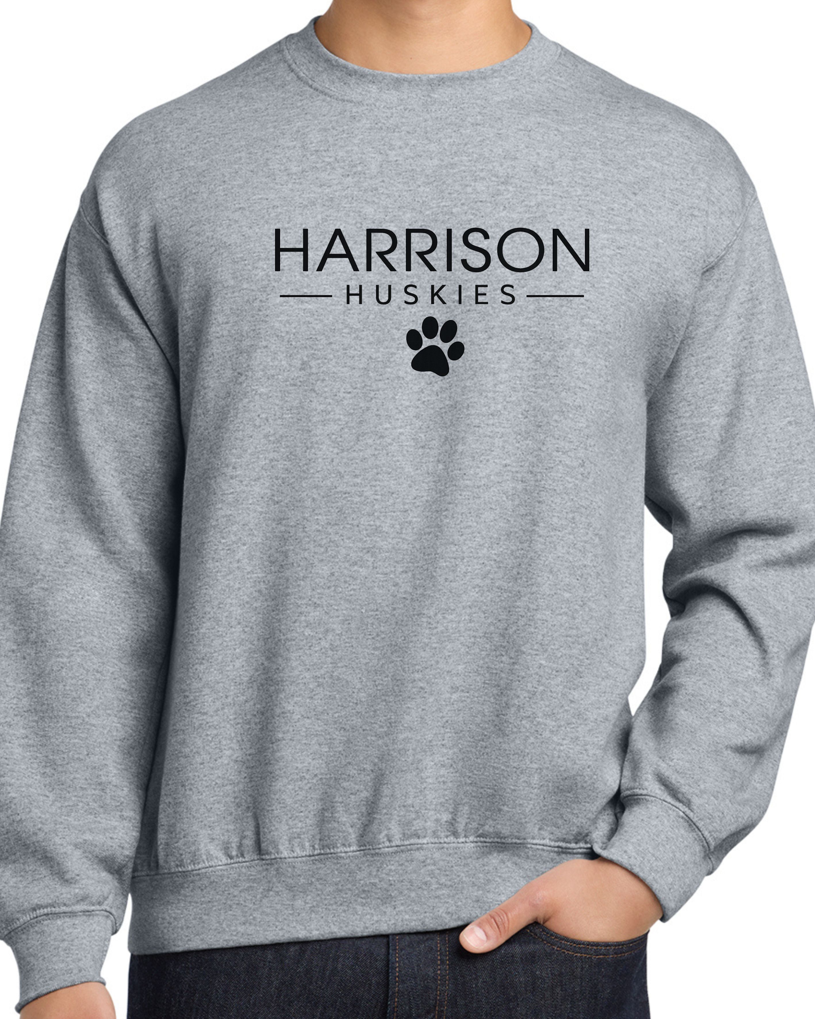 Heat Pressed Gildan® Heavy Blend™ Crewneck Sweatshirt