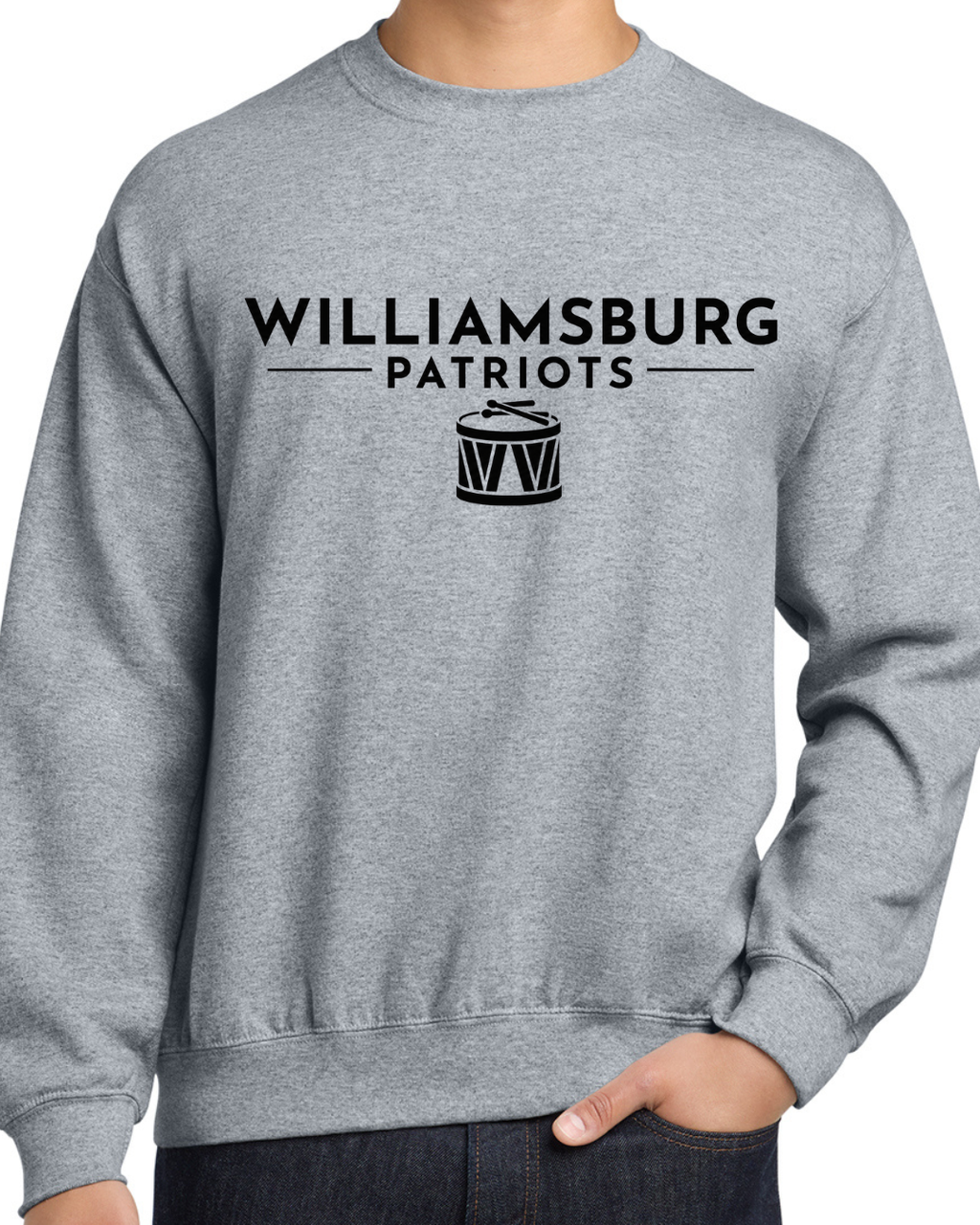 Heat Pressed Gildan® Heavy Blend™ Crewneck Sweatshirt