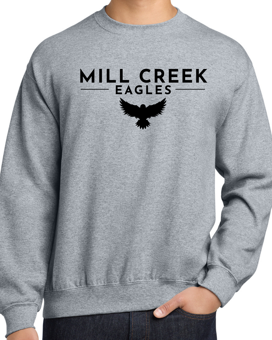 Heat Pressed Gildan® Heavy Blend™ Crewneck Sweatshirt