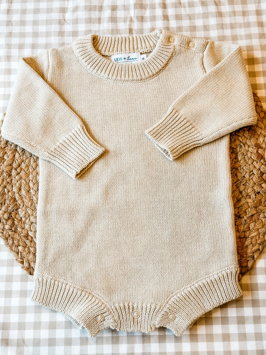 Little Dude Knit Romper
