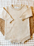Little Dude Knit Romper