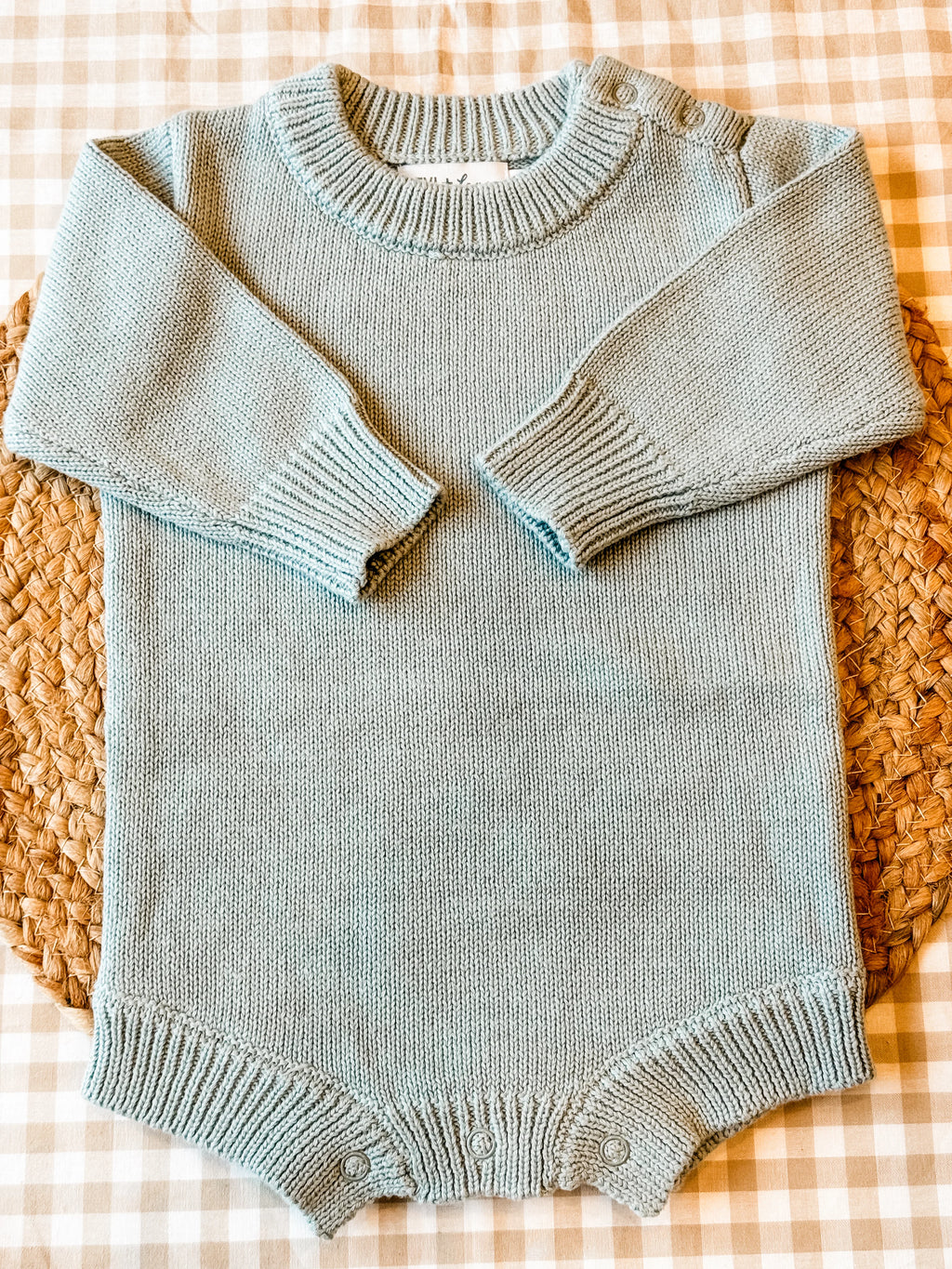 Little Dude Knit Romper