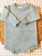 Little Dude Knit Romper