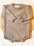 Little Dude Knit Romper