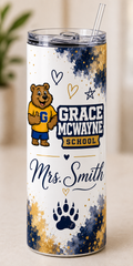 GM Personalized Grace McWayne Skinny Tumbler
