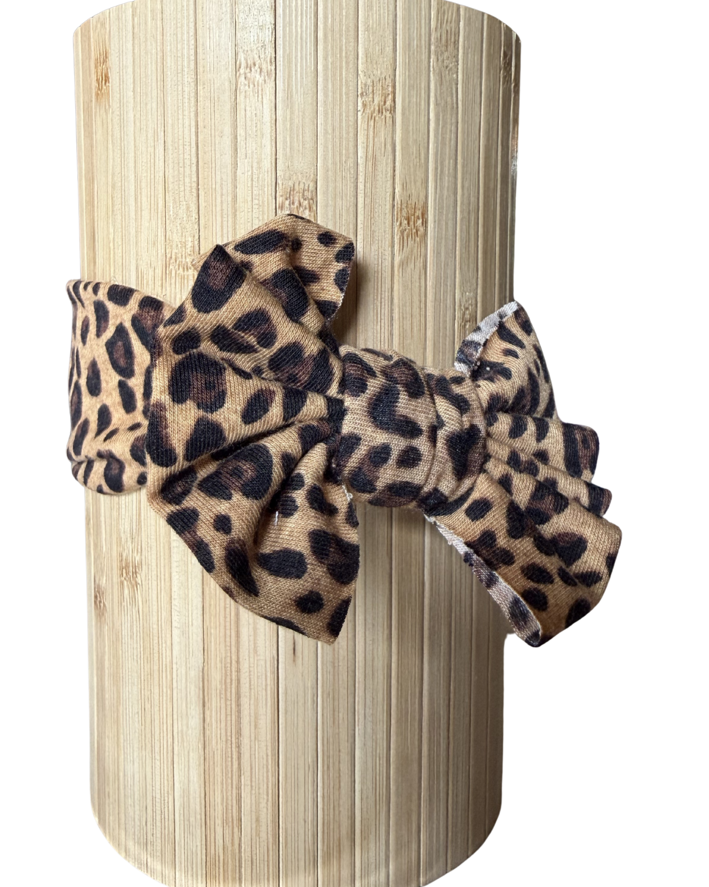 Handmade Leopard Baby Headwrap