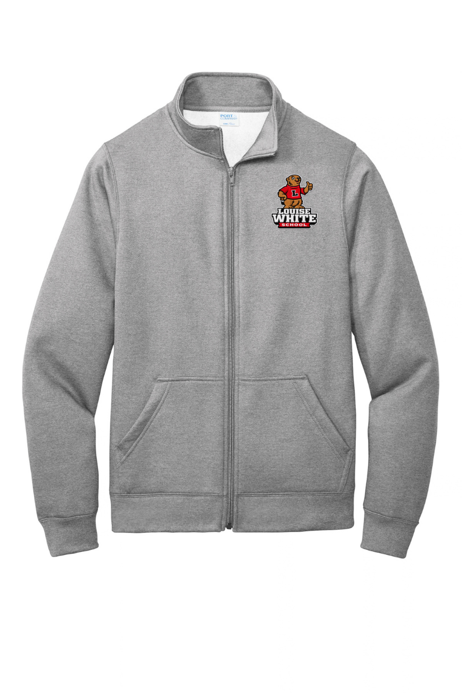 LW Port & Co® Core Fleece Cadet Full-Zip Sweatshirt