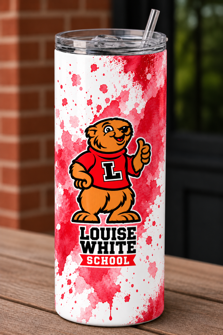 LW Personalized Louise White Prairie Dog Pride Skinny Tumbler
